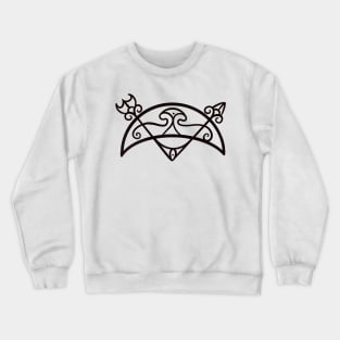 V Rod and Crescent Pictish Design Crewneck Sweatshirt